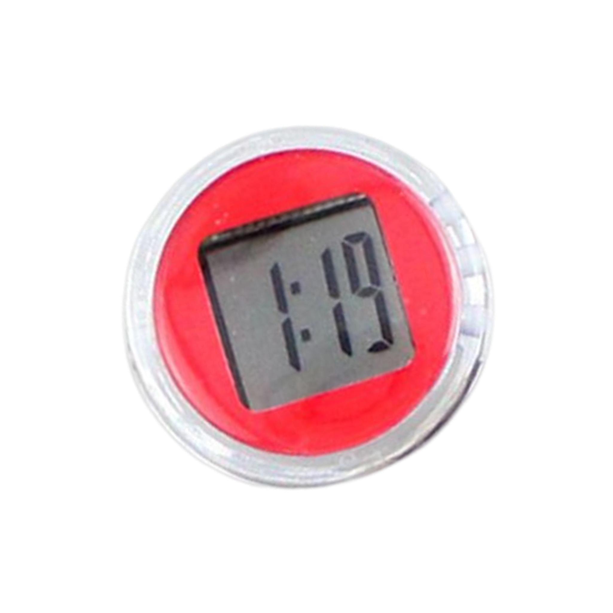 

Motorcycle Clock Motorcycle Handlebar Clock Sticky on Watch for SUV Auto чёрный