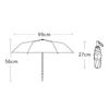 Glue Folding Umbrella Women's Sunny and Rainy Dual-use High-value Durable Sunscreen Umbrella Ins Color