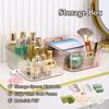 Transparent Storage Box Cosmetic Box Storage Container Plastic Storage Box Clear Drawer With Handle Stackable