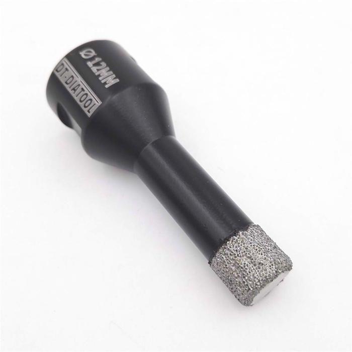 Foret diamant - dt-diatool - 2pcs - 12mm - forage à sec - cire froide intégrée