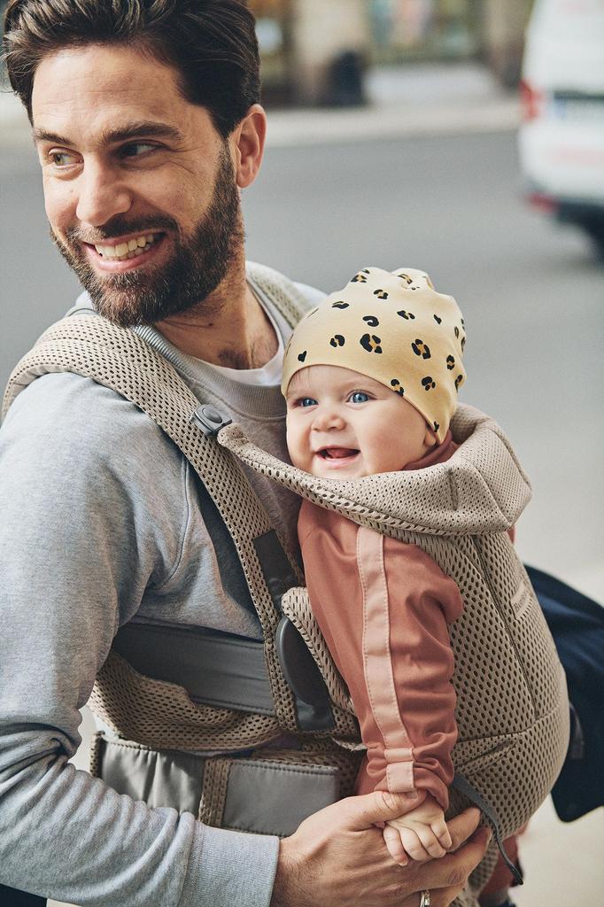 Baby Carrier Genuine Baby Carrier Move Airy Mesh Gray Beige BabyBjörn [Japanese Guarantee]