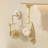 2Pcs Plastic Six Claw Hook Punch-free Cookware Spoon Storage Rack Kitchen Utensil Holder  for Home