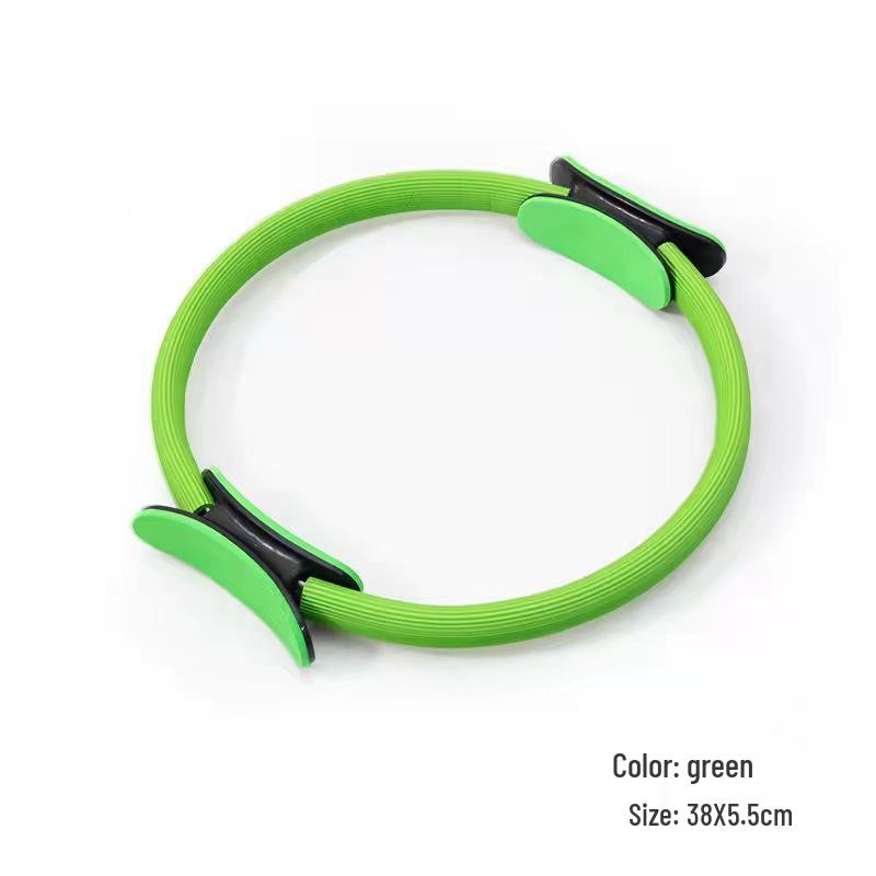 **Pilates Ring Yoga Thigh Toner: Multifunctional Leg & Waist Trimmer with Crescent Handles**