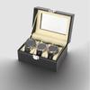 3 Watch Storage Box With Magnetic Closure Soft Velvets Lining PU Leather Organize Case For Jewelry And Accessories Travel Friendly Design
