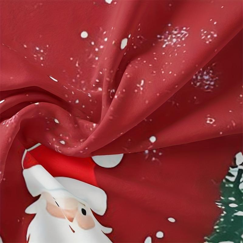Christmas Santa Claus Bedding Set 3D Printed Duvet Cover Set Soft Single Double Size Bed Set  Christmas Home Decorations