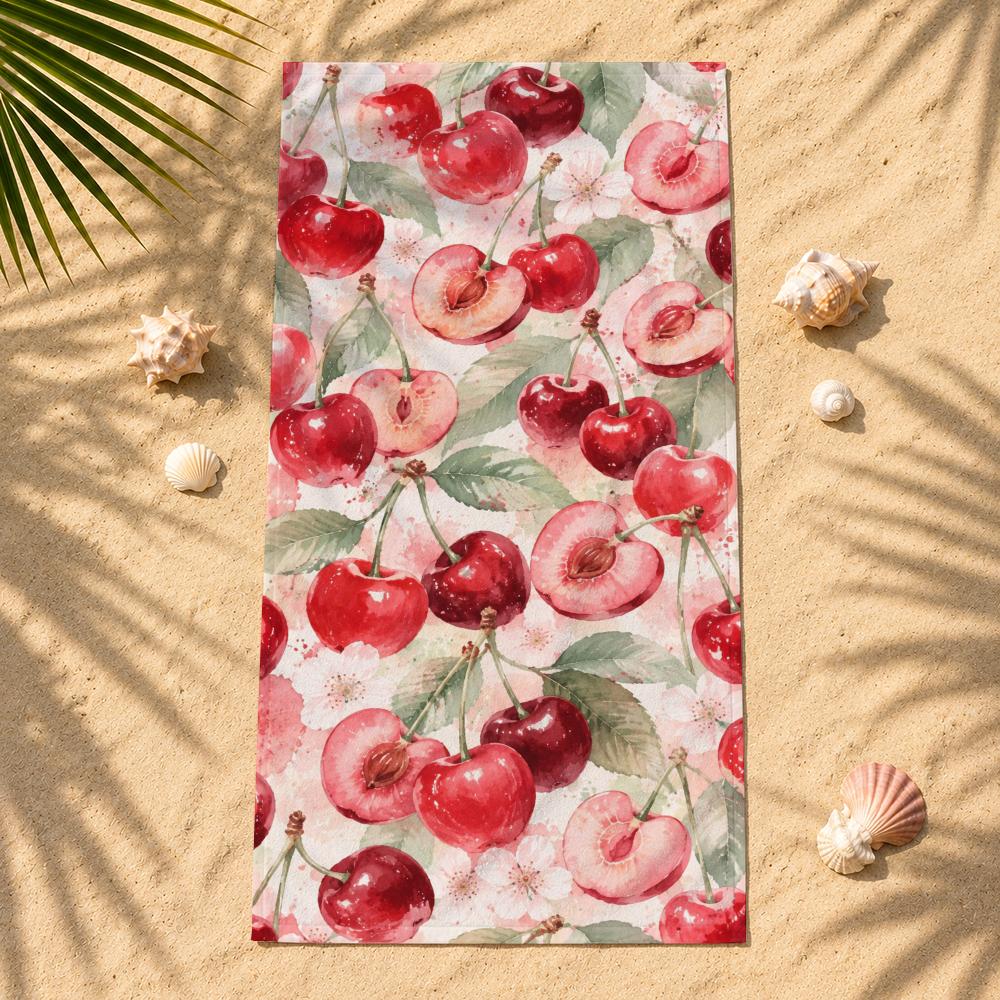Summer Fruits Towel Five-Star Hotel Quality Eco-Friendly Ultra Soft Thick Towels & Beach Towels Gym Shower