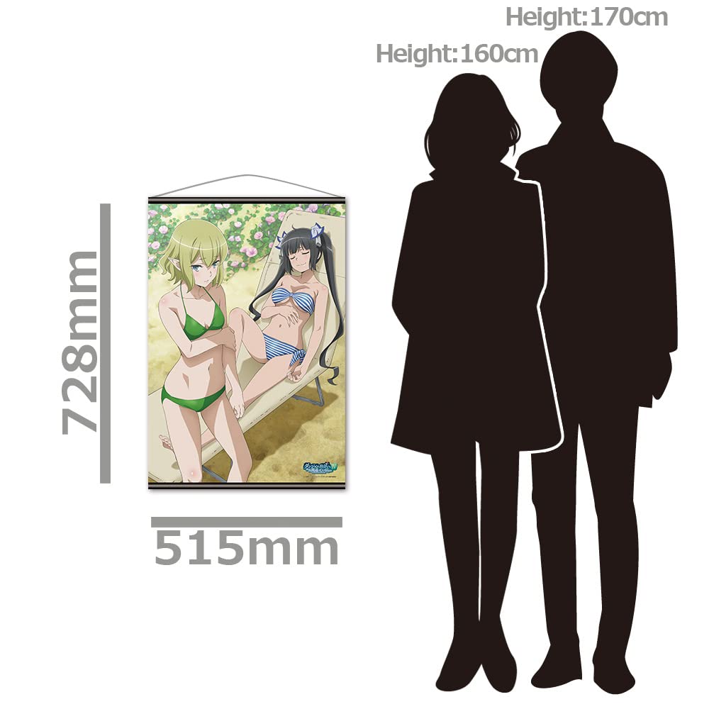 Is It Wrong To Try To Pick Up Girls In a Dungeon? IV B2 Tapestry A [Hestia & Ryu]