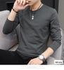 Men's Long-Sleeve V-Neck T-Shirt - New for Autumn/Winter 2023 in White