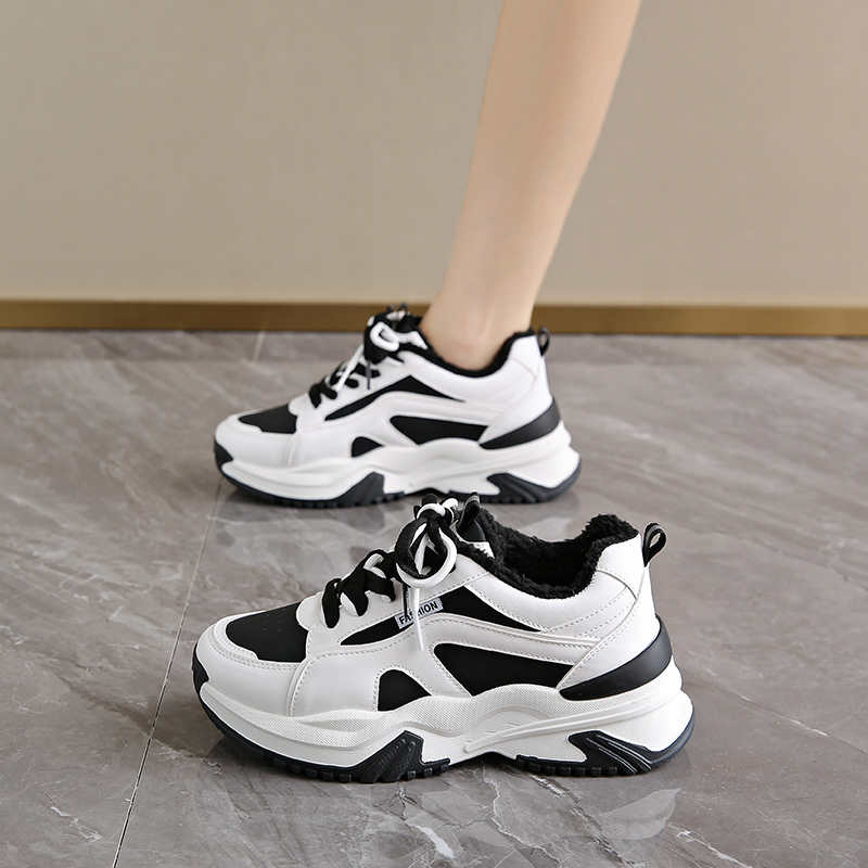 Fashion Hiphop Legitimate Leather Women Boots Yellow Casual Yellow Black Sneakers Size 33 Shoes Sports Tenids Shors From China