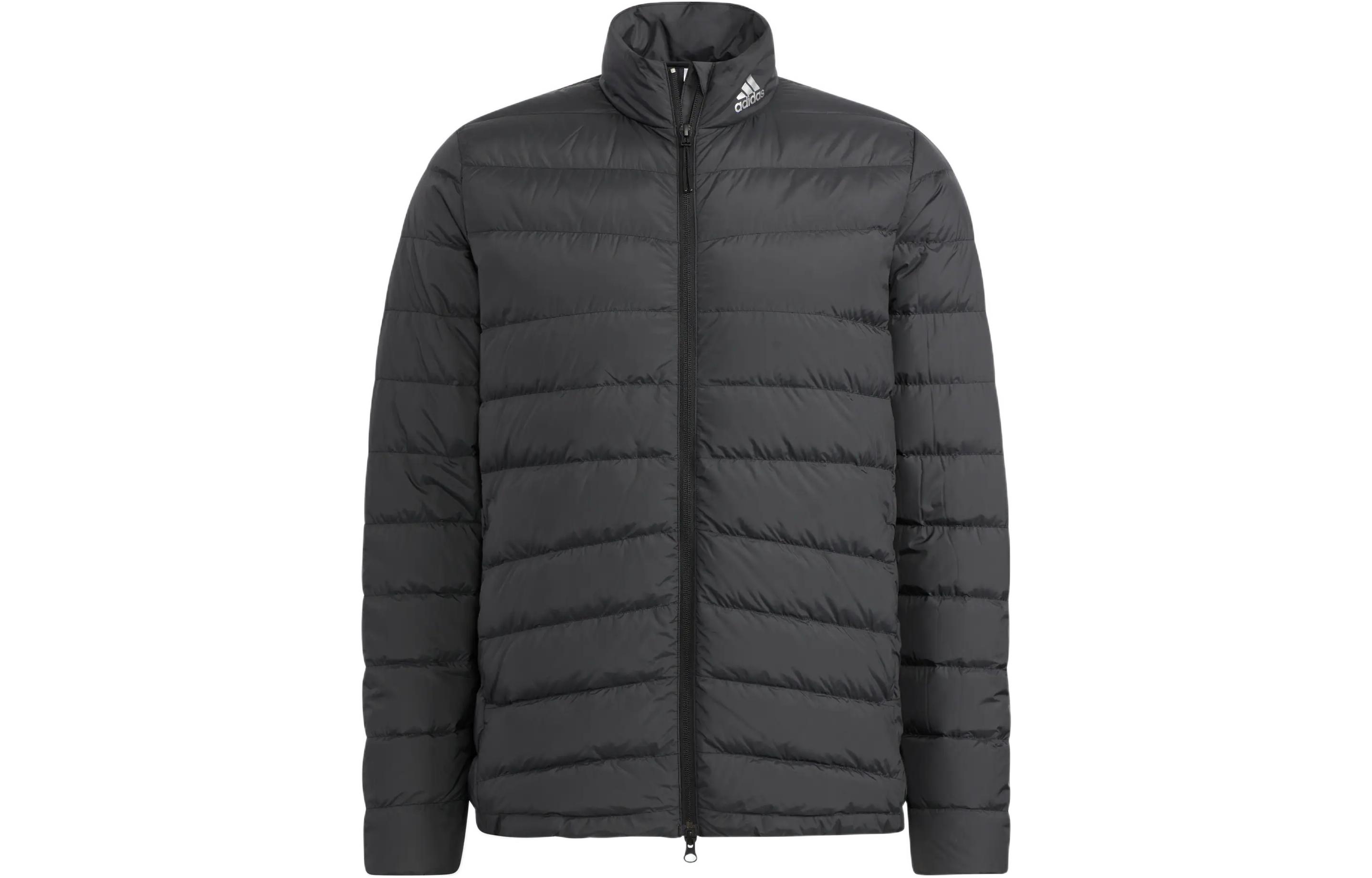 Adidas Down Jackets Men s Black Stand Collar Moderate Other HG5764 XXL