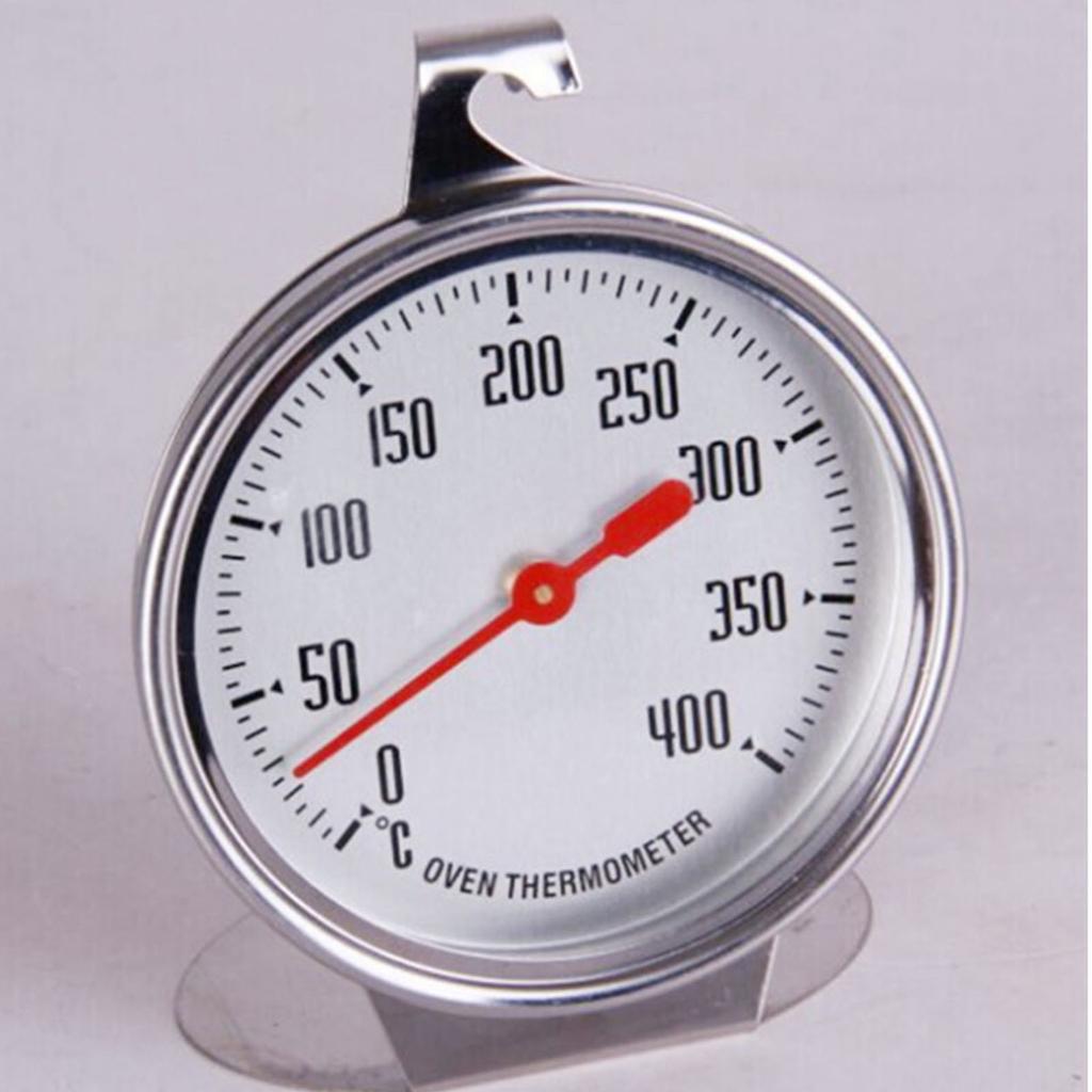 400°C Oven Thermometer Stainless Steel Stand Up Food Meat Temperature Gauge