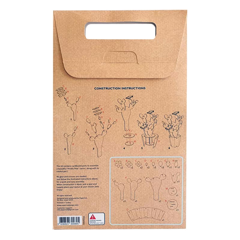 PAPER CAT DIY Paper Cactus Kit - Prickly Pear Cactus