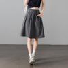 Jupe A-line à carreaux taille haute pour femme SOFSIL