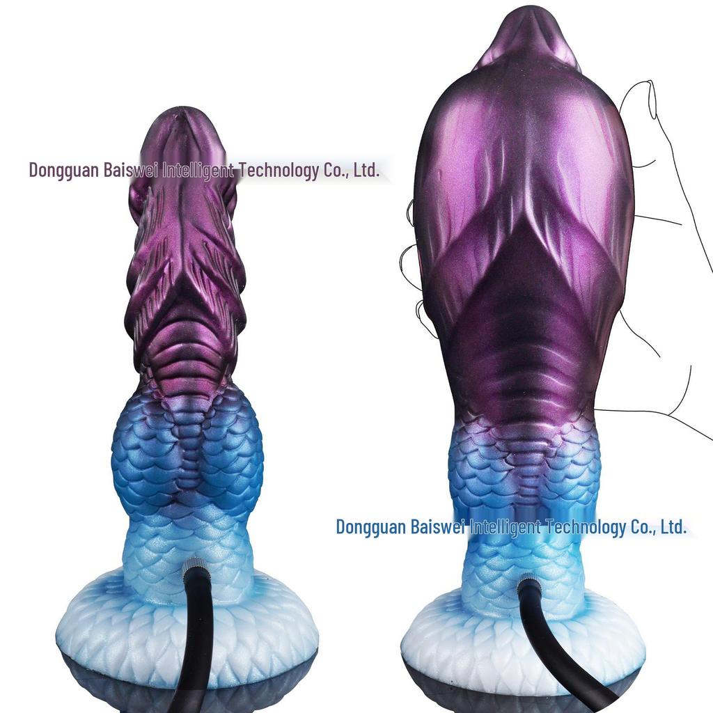 Dual-Use Luminous Silicone Dildo: Thick, Soft Anal & Vaginal Plug for Masturbation & SM Play