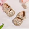 Baby Girl Princess Bow Sequin Shoes - Soft Sole Toddler Shoes