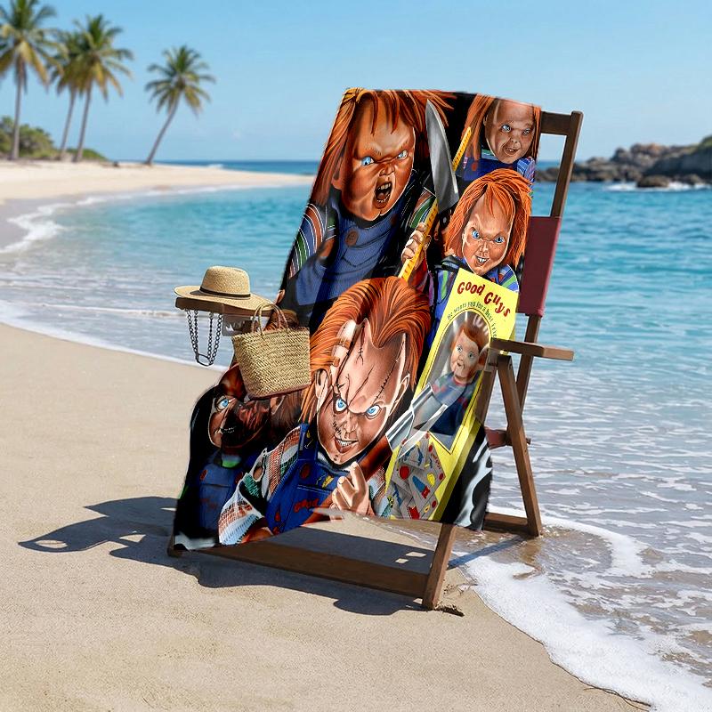 Chucky Fashion Beach Towel: Ideal for Summer Adventures Soft, absorbent and quick drying suitable for swimming and bathing