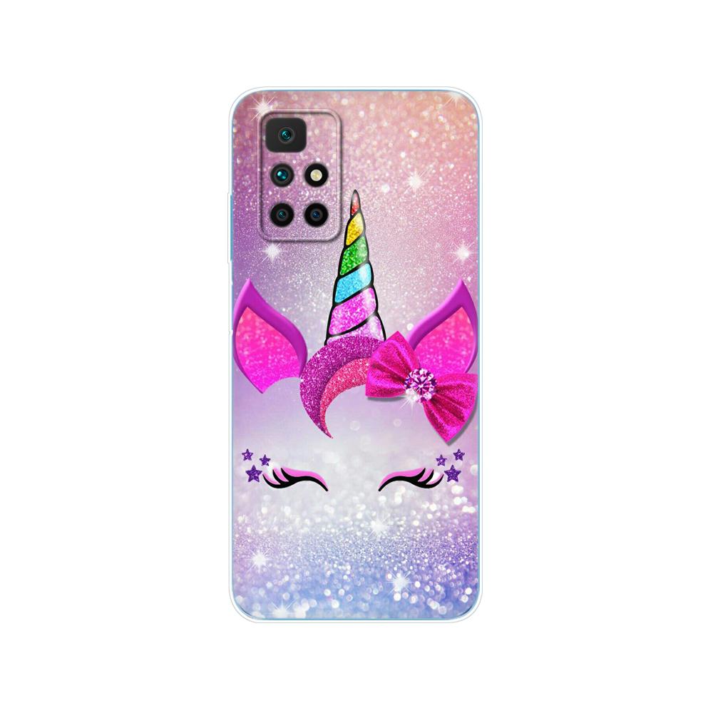 Dla etui Redmi 10 silikonowa tylna okładka etui na telefon dla xiaomi Redmi 10 2022 2021 miękkie etui 6.5 cala Redmi10 globalne etui typu bumper z tpu