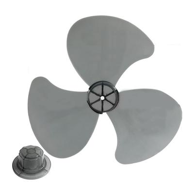 Hélice de Plástico Doméstica de 16 Polegadas com Três Pás com Tampa de Porca para Hélice de Ventilador de Pedestal Ventiladores de Qualidade do Ar Interno Aquecimento Refrigeração