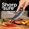 WXCOO Handmade Forged Butcher Knife with Cover Thick Blade Kitchen Knife Meat Cutting Powerful Chopping Meat Bone BBQ Lamb