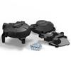 GBRacing Engine Guard Cover Kawasaki Ninja ZX-6R ZX-636 2007-2026 Side Panel Protector Carbon Fiber Texture Black Forged