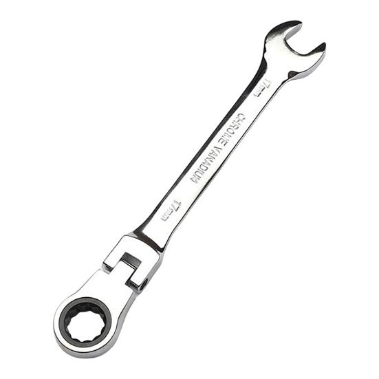 Ratcheting Combination Wrench Spanner 180-Degree Variable Angle Design Rust-resistant Quick Manual Ratchet Wrench