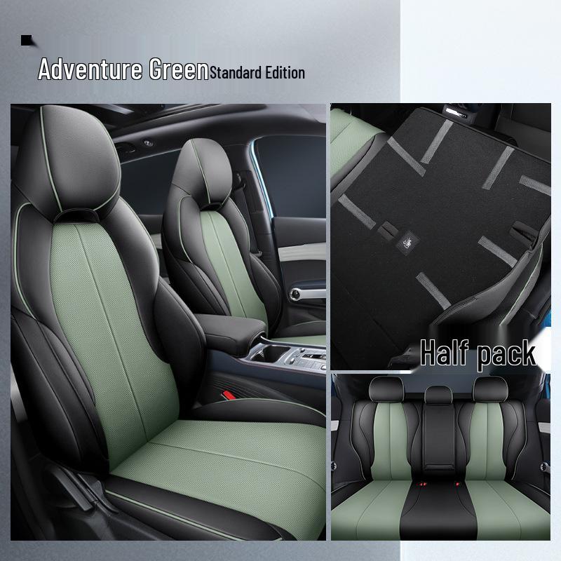 LTCS Car Seat Cushion: Sports Leather Cover for BYD Yuan PLUS, All-Season