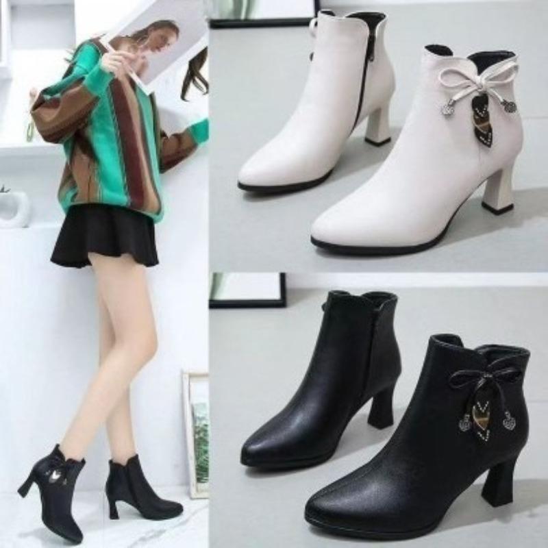 Women's Shoes - New Style Soft-soled Short Boots, Suitable for Women To Wear