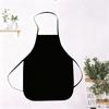 Kids Painting Non-Woven Smock Bib for Boys and Girls, Black