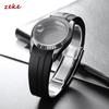 Curved End Rubber Watch Strap 20mm 21mm 22mm for Rolex for Water Ghost Folding Buckle Bracelet Waterproof Silicone Wrist Band