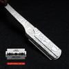 Men Straight Razors Barber Edge Blades Hair Shaving Tools Safety Professional Stainless Steel Folding Knife Hair Removal Kit