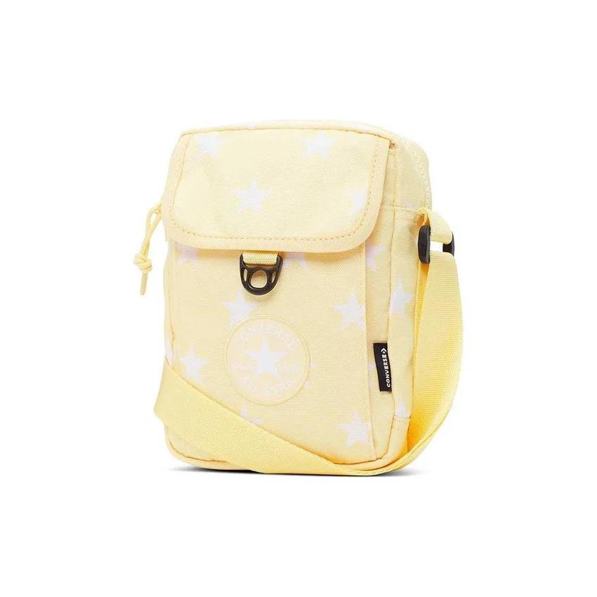 New Converse Polyester Cell Phone Pouch, Shoulder Bag, Crossbody Bag Regular Unisex Yellow 10021546-A08
