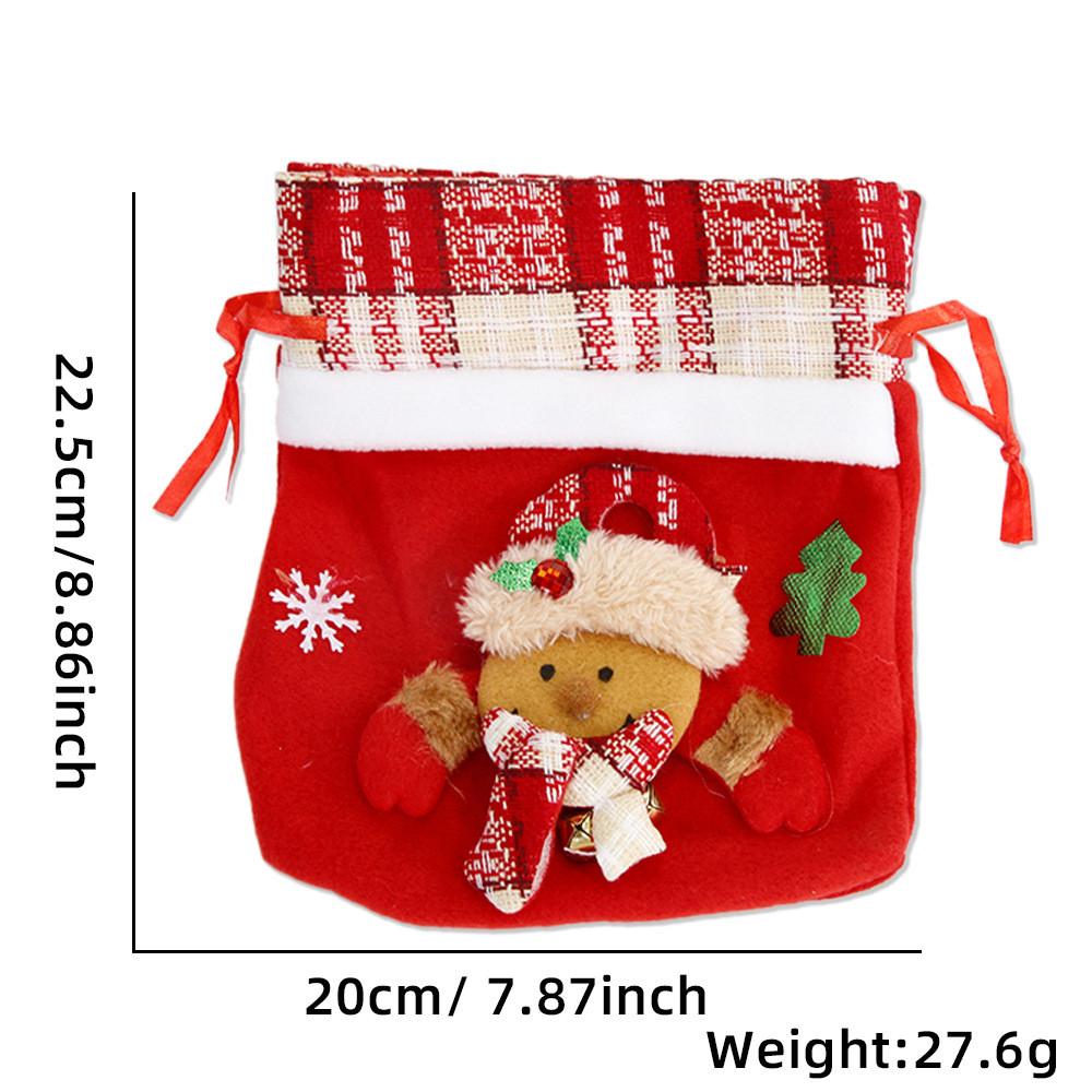 Charming Santa Claus Gift Bag For Christmas Festive Parties And Decorations