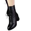 Soft leather Martin boots new thick heel single boots thick sole velvet fashion boots British style short boots in autumn and winter
