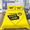 Bvb Fan Gear Custom Name Pattern Bedding Quilt Set Quilt Cover Pillowcase Home Birthday Gift(1 * Duvet Cover + 2 * Pillowcase, Without Core)