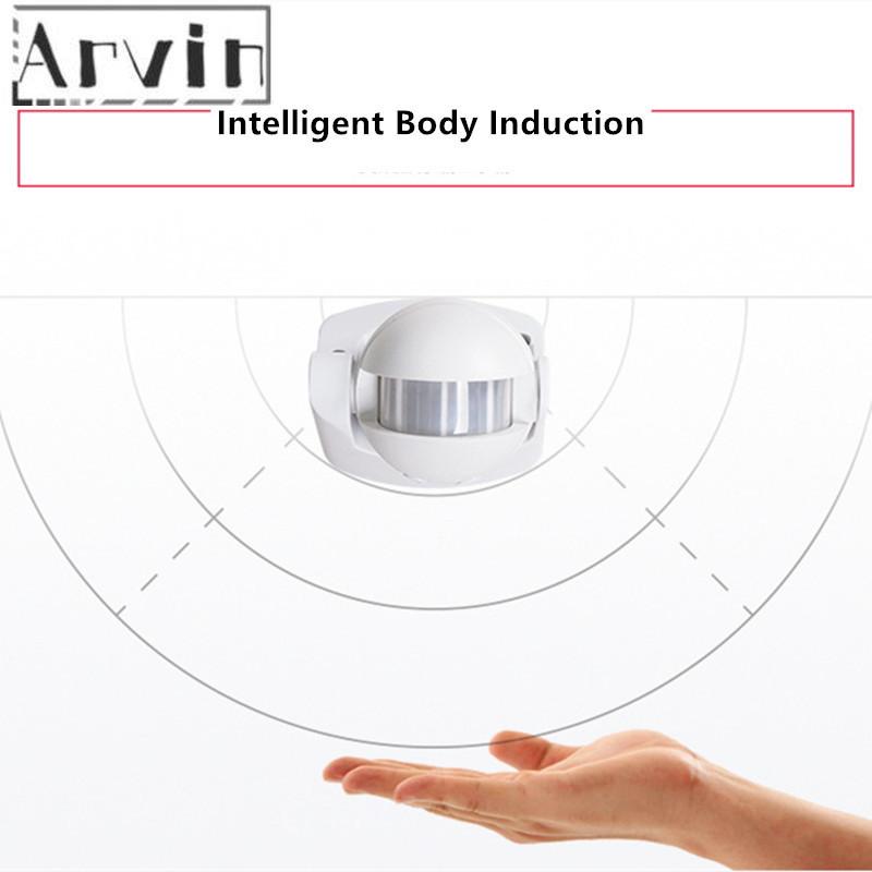 AC 220V-240V 110V 180 Degree Outdoor IP44 Security PIR Infrared Motion Sensor Detector Movement Switch Max 12m 50Hz 3-2000LUX