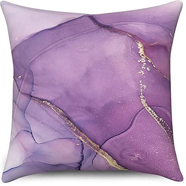 New Summer Hot-selling Light Luxury Series Simple Marble Sofa Bedside Cushion Pillow Cover