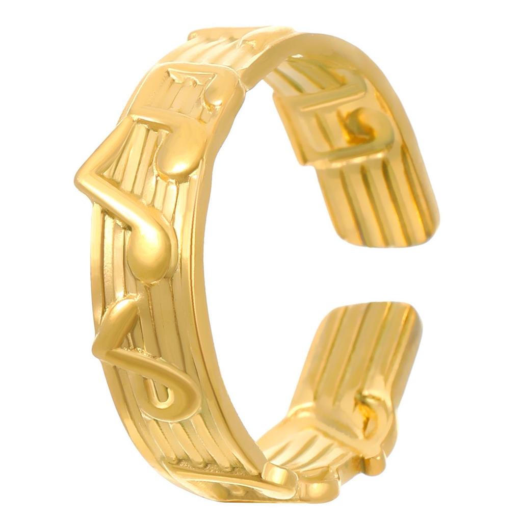 High-End Edelstahl Blumen- & Seestern Offener Ring für Damen