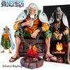 15cm High One Piece Dark King Rayleigh Sitting Pose Pvc Anime Figure Handicraft Wholesale