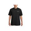 Nike SS25 Comfortable Round Neck Sports Casual Short Sleeve T-Shirt Men Tops Black HJ0801-010