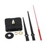 DIY 24 Hour Quartz Clock Movement Replacement Kit with Metal Hour Minute and Second Hands for Wall Clock Projects