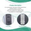 Kit de Control Remoto Universal para Ventilador de Techo Bajo Voltaje 40w DC Controladores Driver para Luz de Ventilador 6 Velocidades y Temporizador Remoto