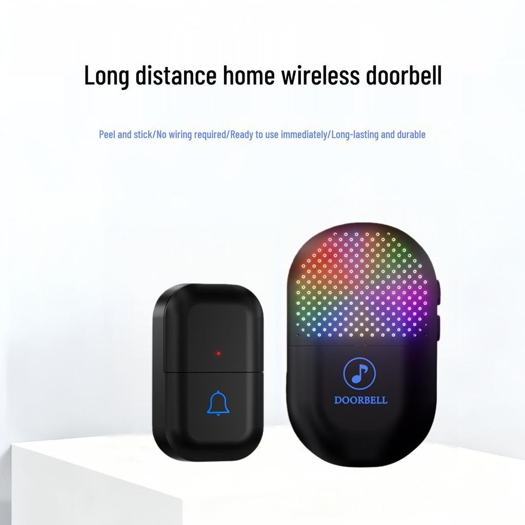 Ultra-Long Range Wireless Doorbell with High Volume Emergency Call Button for Elderly and Patient Care