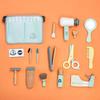 Wooden Play House Toys Doctor Barber Makeup Bag Simulation Tools Boys and Girls Children Kindergarten Set Gifts