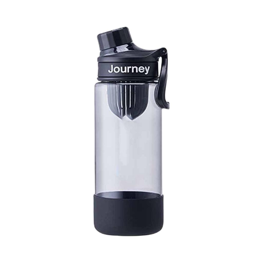 Portable Sports Water Bottle, Plastic Leakproof Fitness Cup with Tea Infuser, Car Cup Holder Friendly, Student Water Bottle