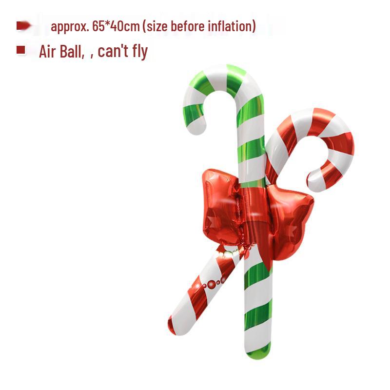 Christmas Window Display Props: Toys, Balloons, Candy Canes, Santa, Snowman, Christmas Tree.