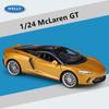 WELLY 1/24 McLaren GT Alloy Sports Car Model Diecasts Metal Racing Super Vehicles Car Model High Simulation Collection Kids Gift