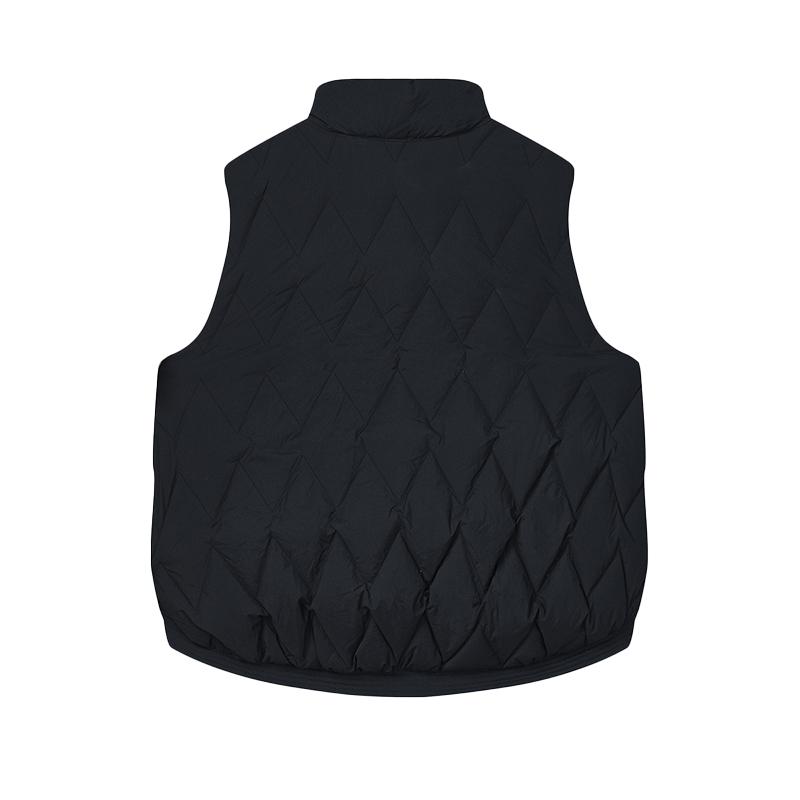 FILA Comfortable Versatile Vest Down Jacket Women outerwear Black F11W448908FBK