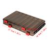 Outdoor Portable Fishing Tools 14 Compartments Plastic Fish Baits Box Lures Carrying Case