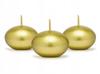 Floating Candle, Metallic, Gold, 4cm, 1pc