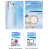 10Pcs Uvb Test Card Reptiles Terrarium Uv Light Lamp Life Effective Tests Pet